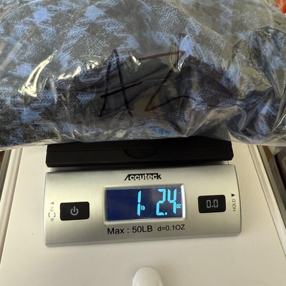 VTG Pendleton Womens Blue Black Houndstooth Wool Blazer Jacket Size 6 Preppy - Picture 10 of 10